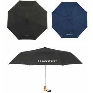 42" Recycled Folding Auto Open Umbrella